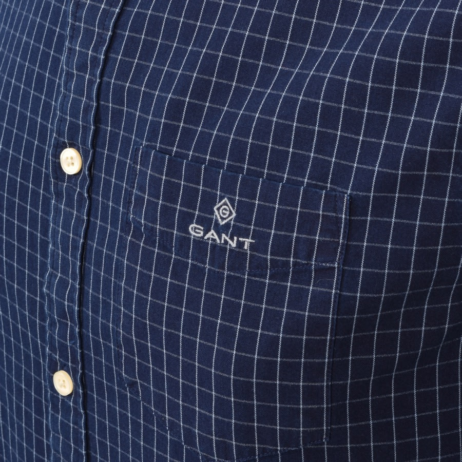 Alternative Image for ProductGant Indigo Window Pane Shirt Navy3
